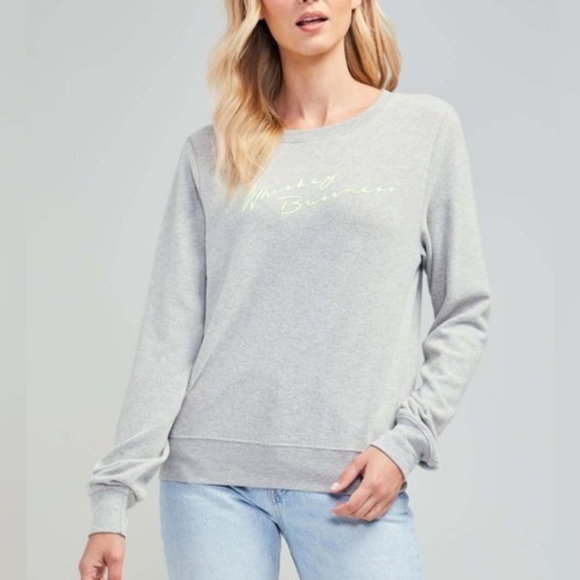 Heather Gray 'Whiskey Business' Sweatshirt, M - Picture 6 of 11